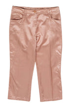 Christian Dior - Light Pink Satin Capri Pants Sz 6