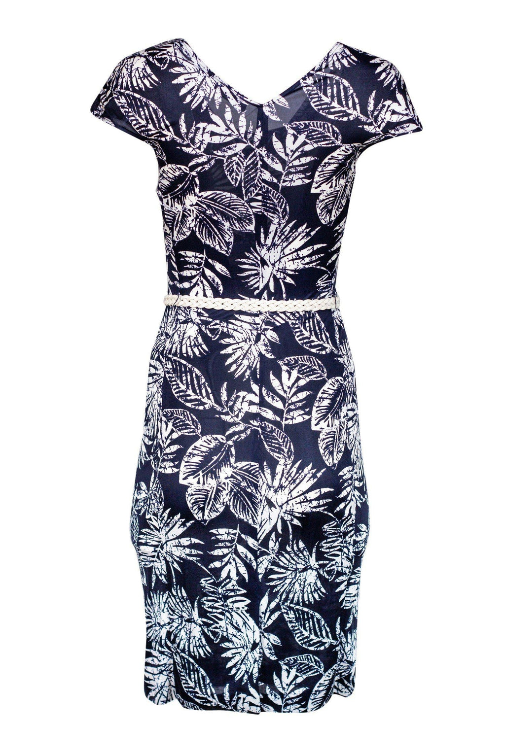 Christian Dior - Navy & White Floral Dress Sz 4