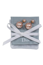Christian Dior - Pink Pearl Resin "Tribales" Earrings