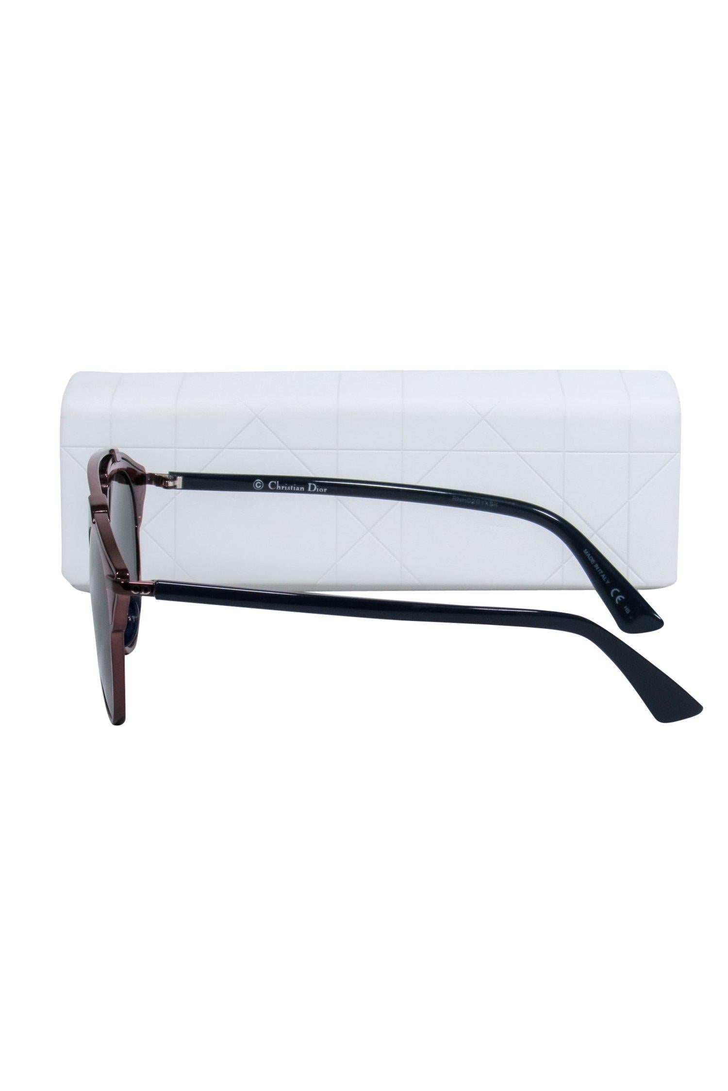 Christian Dior - Red & Blue Metallic Aviator "DiorSoReal" Sunglasses