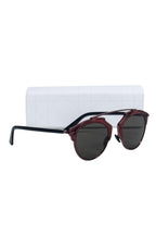 Christian Dior - Red & Blue Metallic Aviator "DiorSoReal" Sunglasses