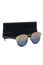 Christian Dior - Smokey Blue & Gold Ombre Reflective Sunglasses