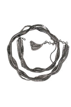Christian Dior - Vintage Silver Triple Woven Chain Belt