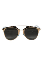 Christian Dior - White & Gold Aviator Sunglasses