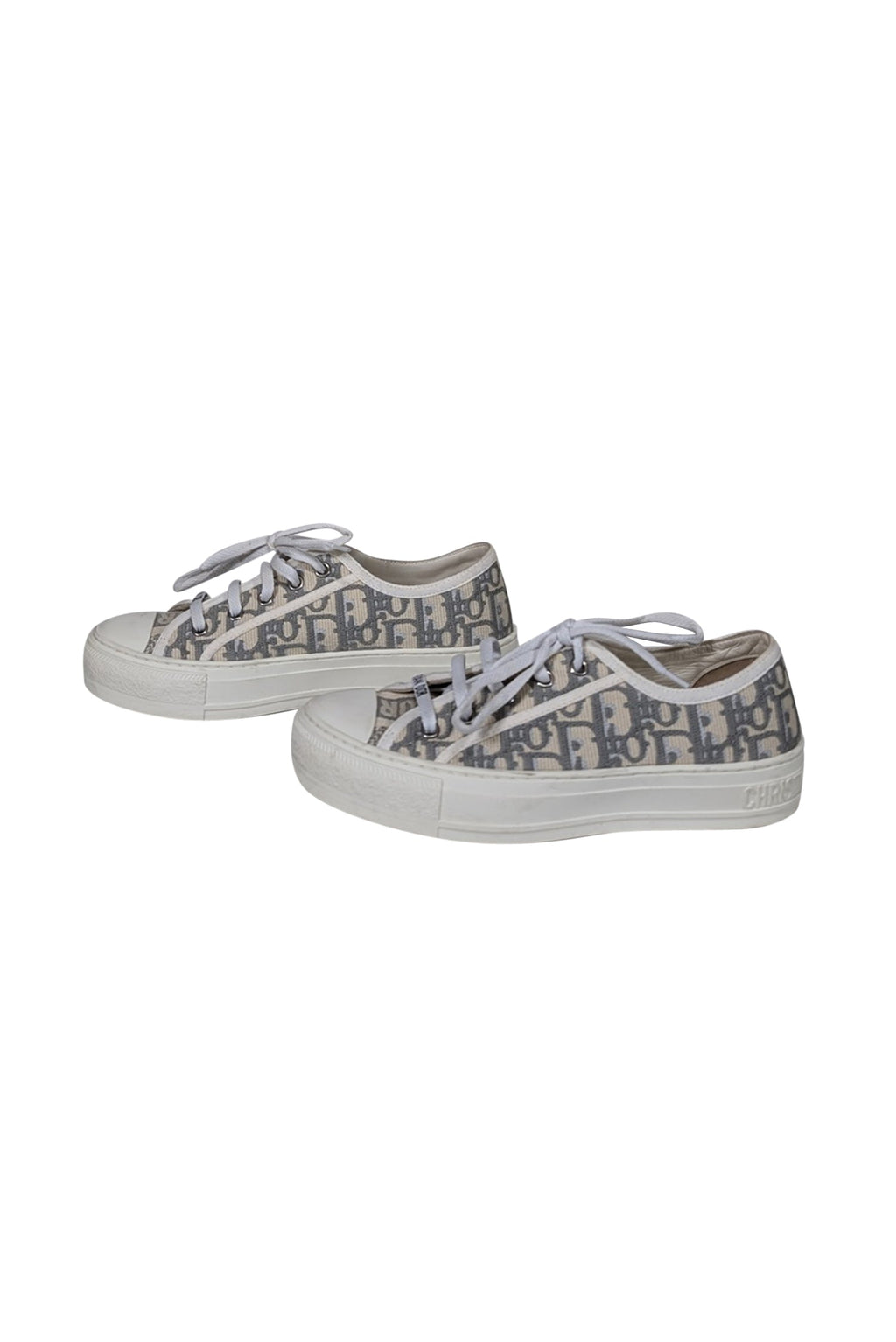 Christian Dior - White & Grey "Walk'n'Dior" Sneaker