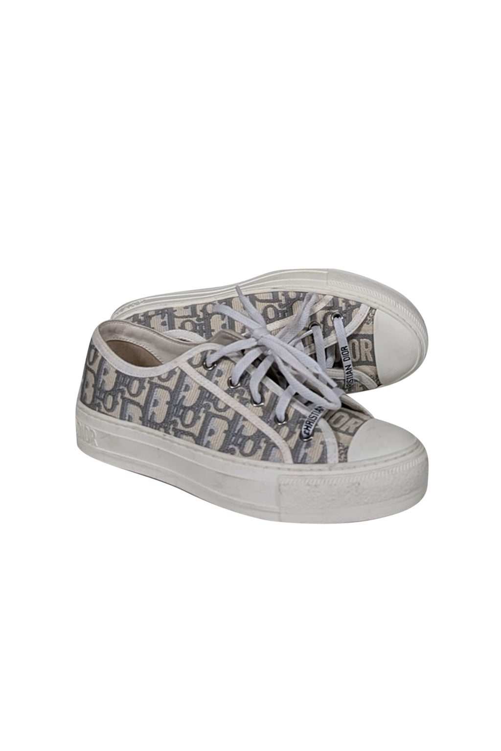Christian Dior - White & Grey "Walk'n'Dior" Sneaker