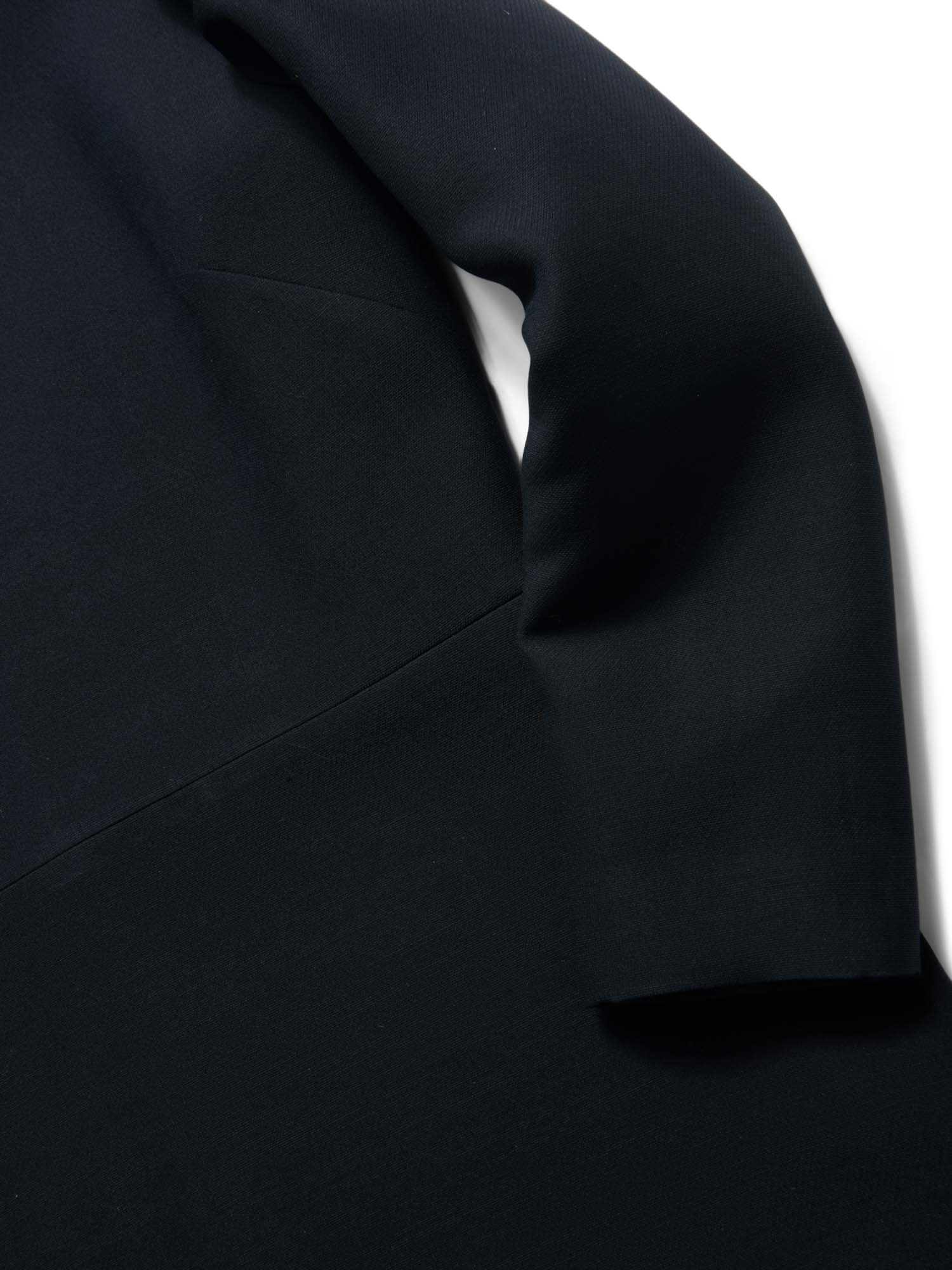 Christian Dior Wool Silk Midi Aline Dress Black