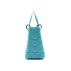 Dior Medium Lady Dior Tote Lake Blue