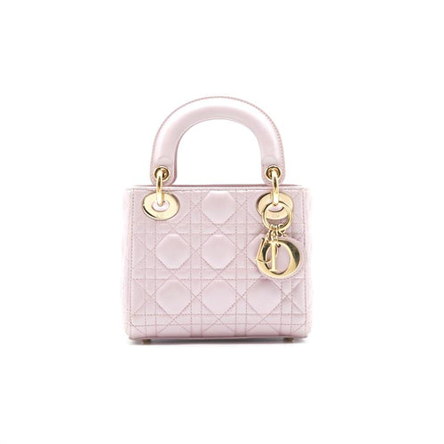 Dior Mini Lady Dior Tote Pink