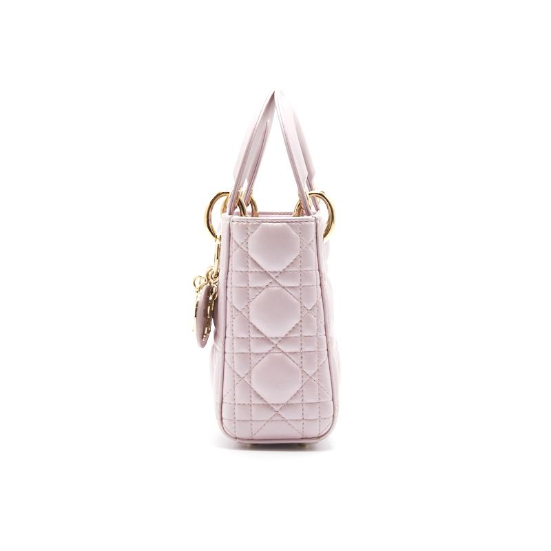 Dior Mini Lady Dior Tote Pink