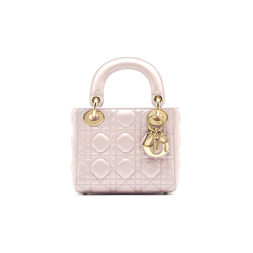 Dior Mini Lady Dior Tote Pink