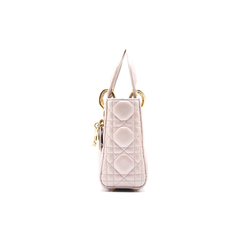 Dior Mini Lady Dior Tote Pink
