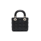 Dior Mini Lady Dior Tote Black SHW
