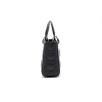 Dior Mini Lady Dior Tote Black SHW