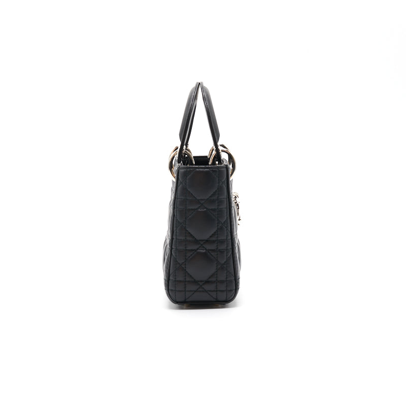 Dior Mini Lady Dior Tote Black SHW