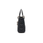 Dior Mini Lady Dior Tote Black SHW