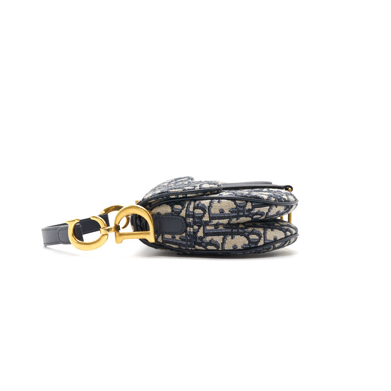 Dior Oblique Saddle Mini Bag with Strap (sell in one set)