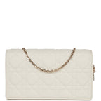 Christian Dior Lady Dior Pouch Latte Lambskin Gold Hardware