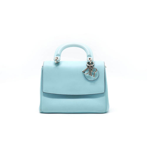 Dior Turquoise Leather Mini Be Dior Shoulder Bag