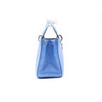 Dior Blue Small Lady Dior Tote