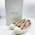 Dior Walk'n'Dior Floral Embroidery Low Top Sneakers Size36.5 TWS