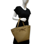 CELINE Cabas Phantom Grained Calfskin Leather Tote Bag Taupe