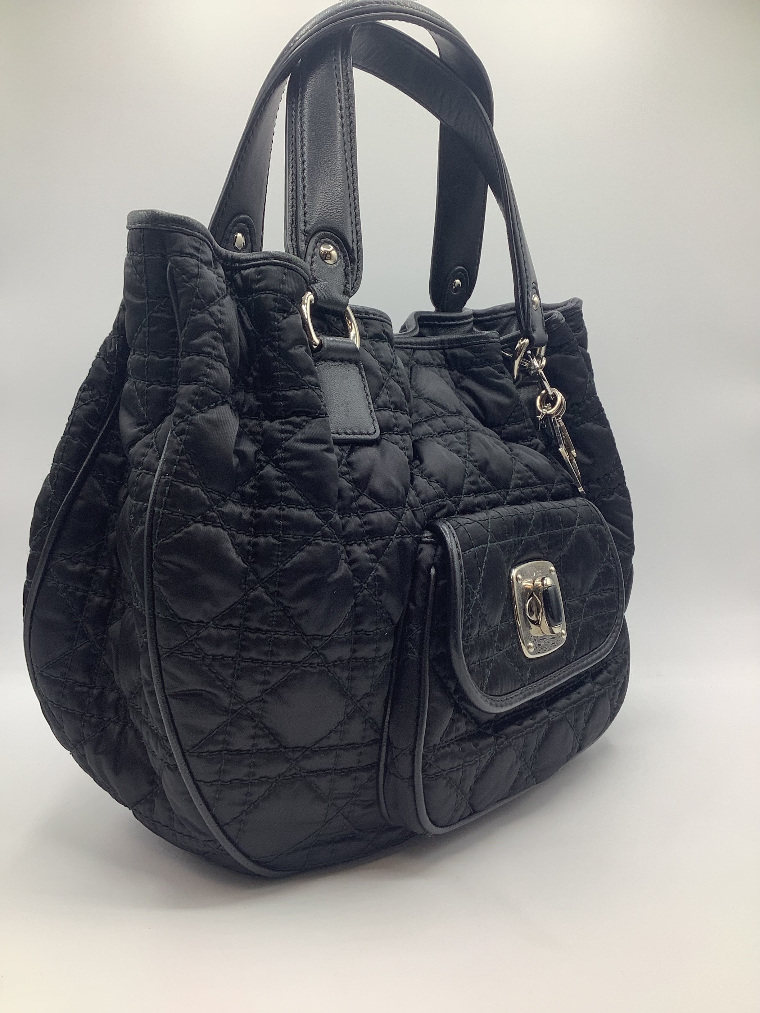 Dior Nylon Nylon Cannage Bag