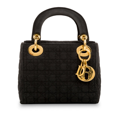 Dior Lady Dior - Mini - Satin Black