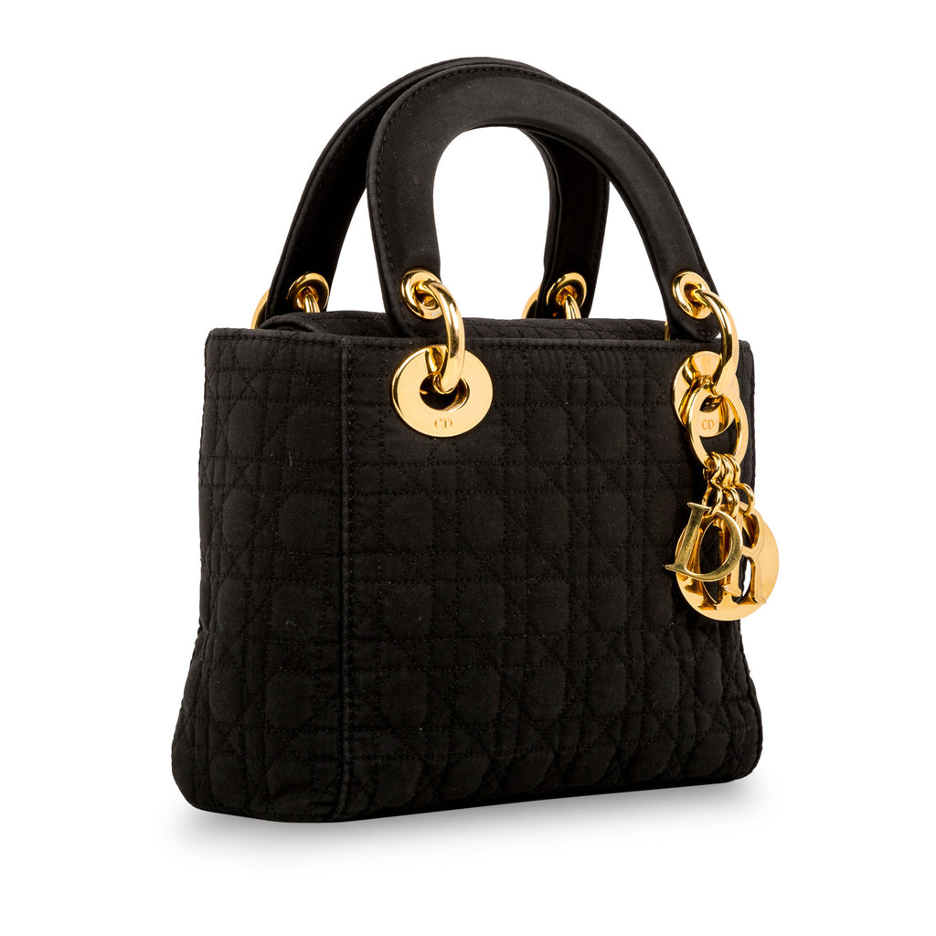 Dior Lady Dior - Mini - Satin Black