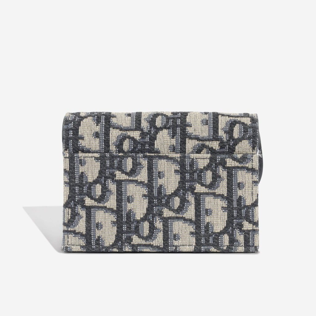 Dior Saddle Flap Card Holder