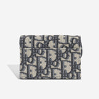 Dior Saddle Flap Card Holder