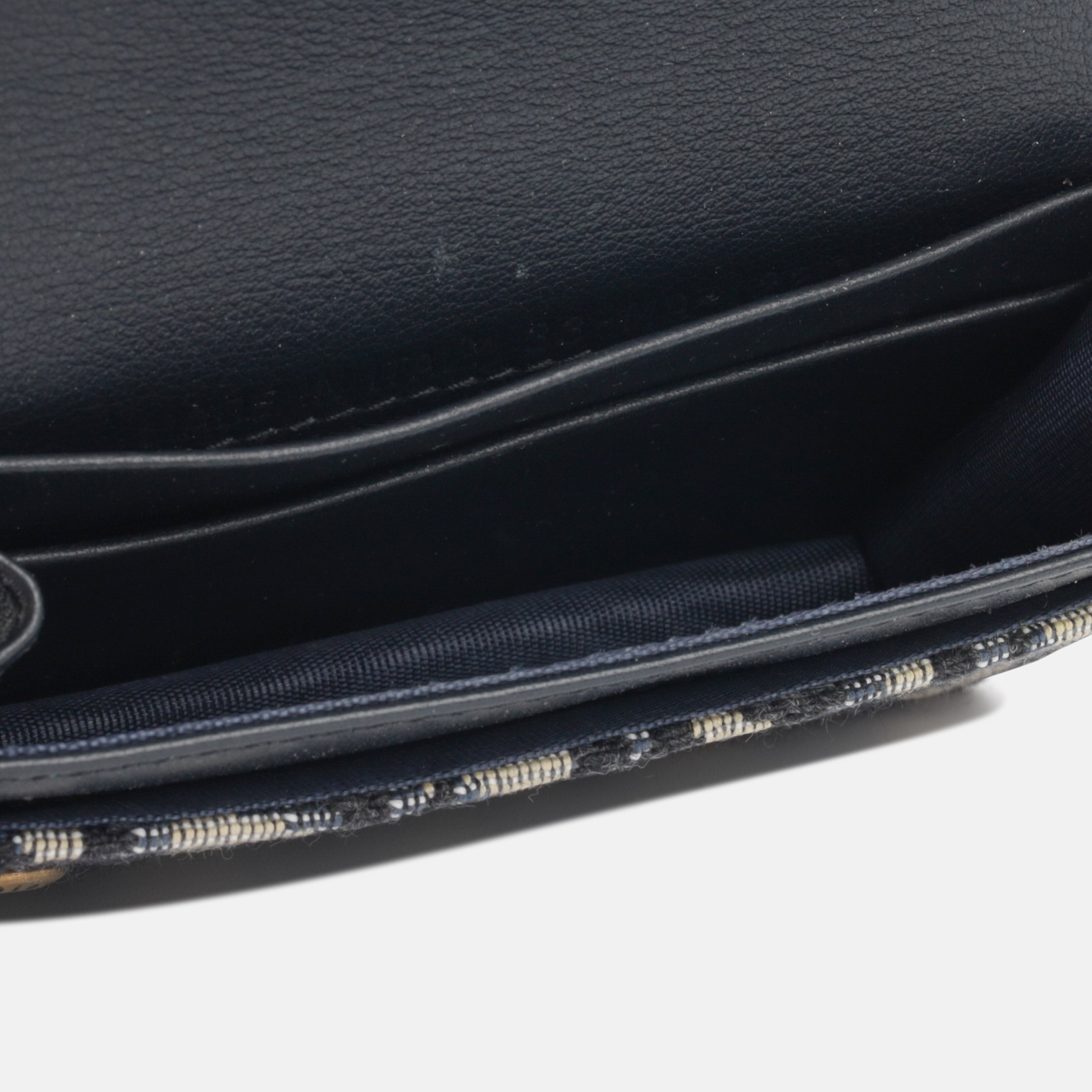 Dior Saddle Flap Card Holder
