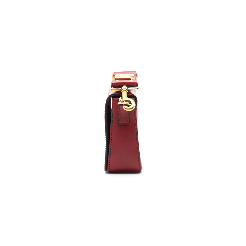 Dior J'adior Clutch Red GHW with Removable and Adjustable Top Handle