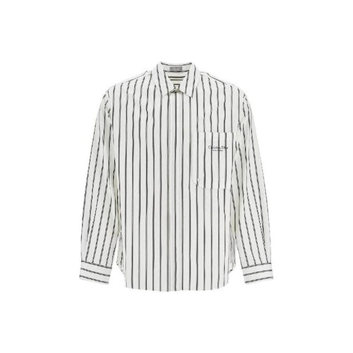 DIOR Cotton Striped Shirt for Men