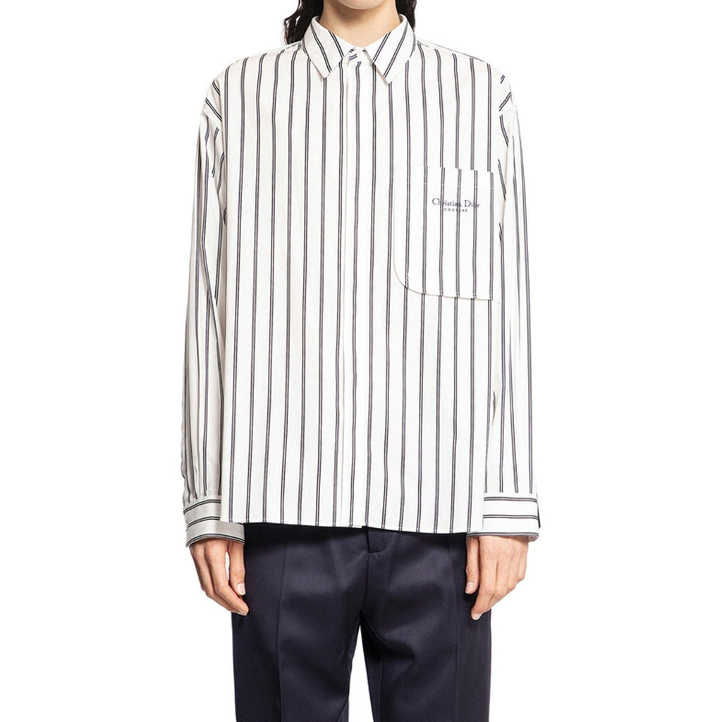DIOR Cotton Striped Shirt for Men