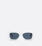 Diorpacific S1U White Square Sunglasses
