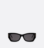 Diorpacific S2U Black Rectangular Sunglasses