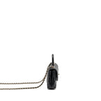 Chanel Coco Handle Mini Clutch with Chain Caviar Black LGHW (Microchip)
