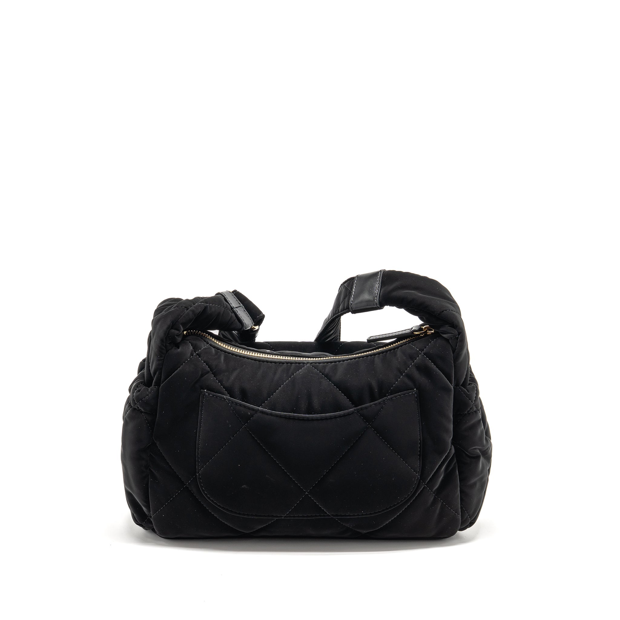 Chanel 24N Ski Series Coconeige Shoulder Bag Nylon Black GHW(microchip)
