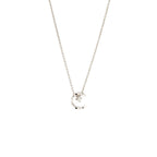 Chanel Coco necklace quilted motif, 18k white gold, diamonds
