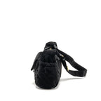Chanel 24N Ski Series Coconeige Shoulder Bag Nylon Black GHW(microchip)