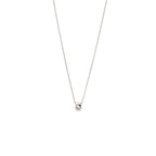 Chanel Coco Crush Necklace Quilted Motif White Gold