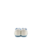 Chanel Size 37 Runner Tennis Sneakers Leather Blue/White