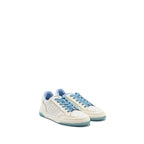 Chanel Size 37 Runner Tennis Sneakers Leather Blue/White