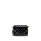 Chanel MY Perfect Mini Flap Bag Lambskin Black GHW (Microchip)