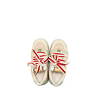 Gucci Size 37 Screener Trainer GG Canvas/Leather Pink/Beige/Multicolour