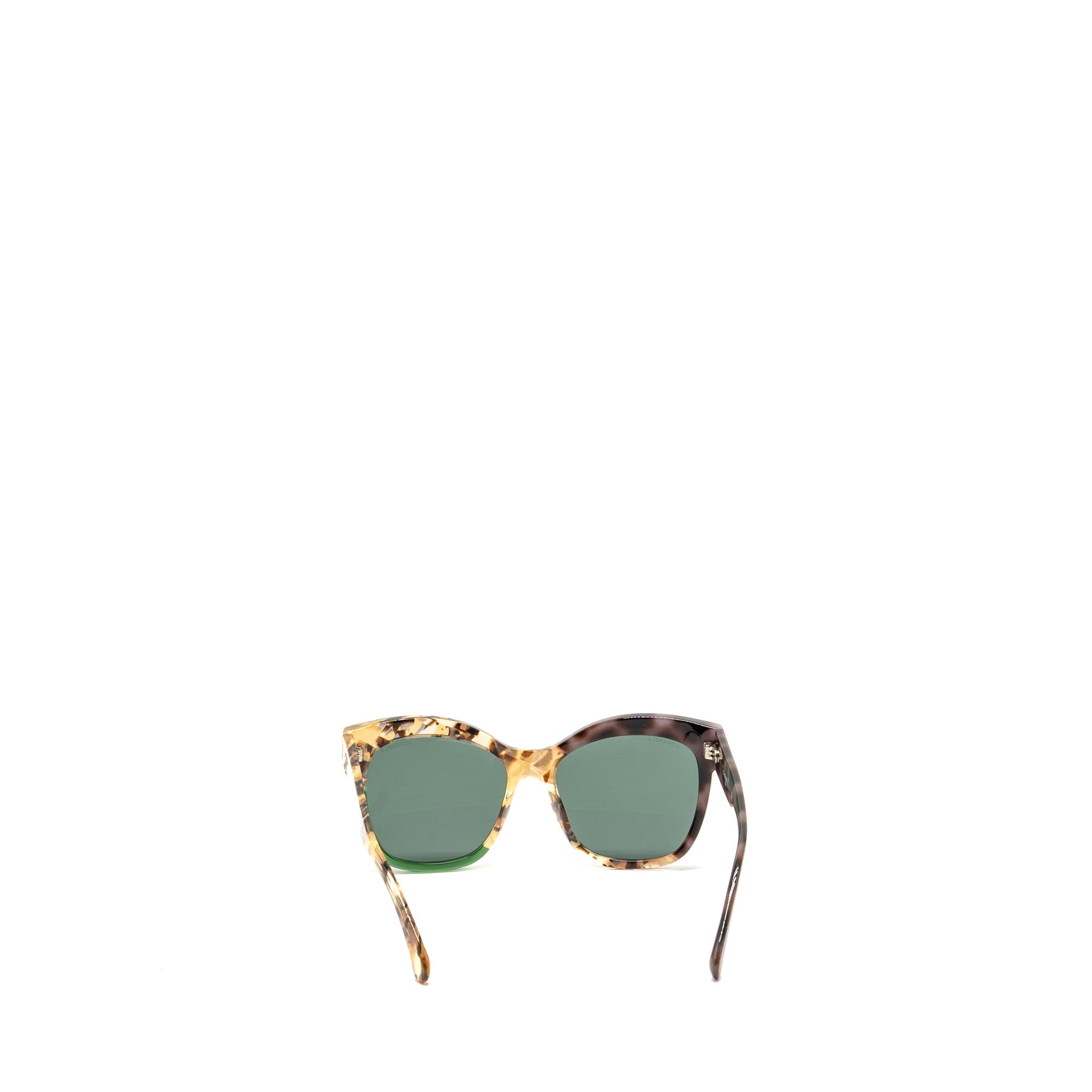 Chanel Acetate Square CC Sunglasses Tortoise Shell Brown SHW 71347A