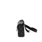 Chanel Vintage Quilted CC Flap Bag Lambskin Black GHW