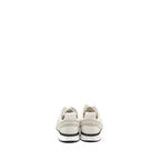 Chanel Size 36.5 CC Logo Sneaker Suede/Nylon/Calfskin White/Grey/Black