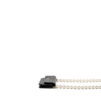 Chanel Card Holder with Maxi Pearls Chain Lambskin Black LGHW